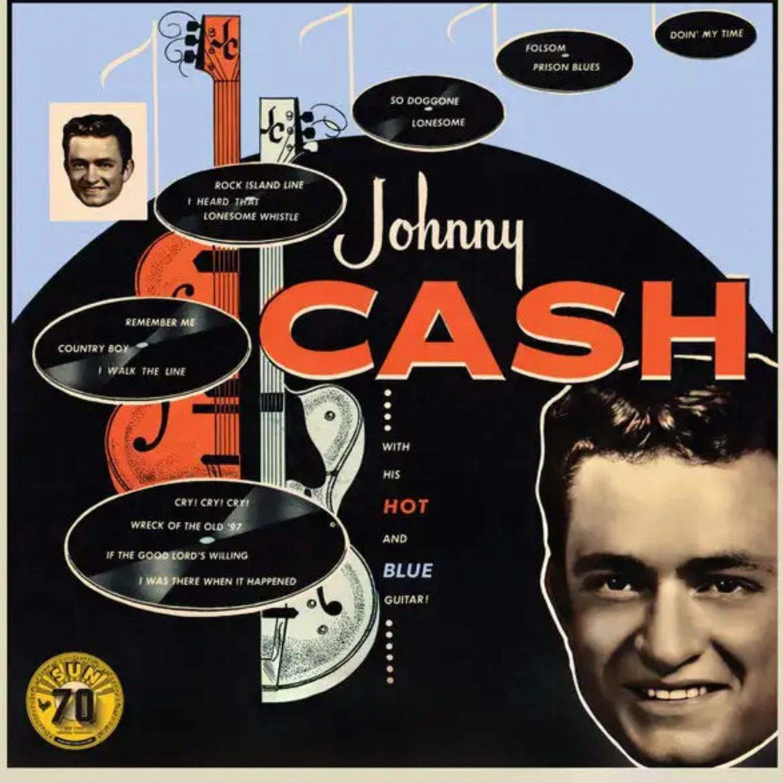 Johnny Cash - 1957年专辑 - With His Hot And Blue Guitar   Flac