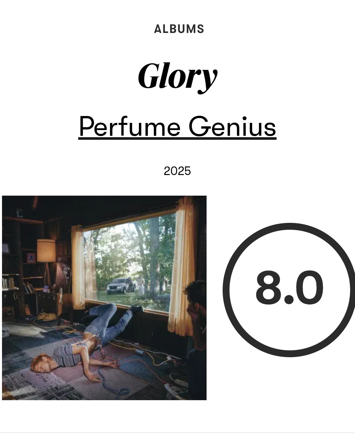 Perfume Genius Glory (2025) FLAC
