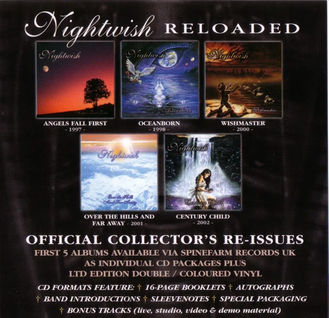 夜愿(Nightwish) - 1998年专辑 - Oceanborn (Official Collector's Edition, Remastered 2008)   Flac