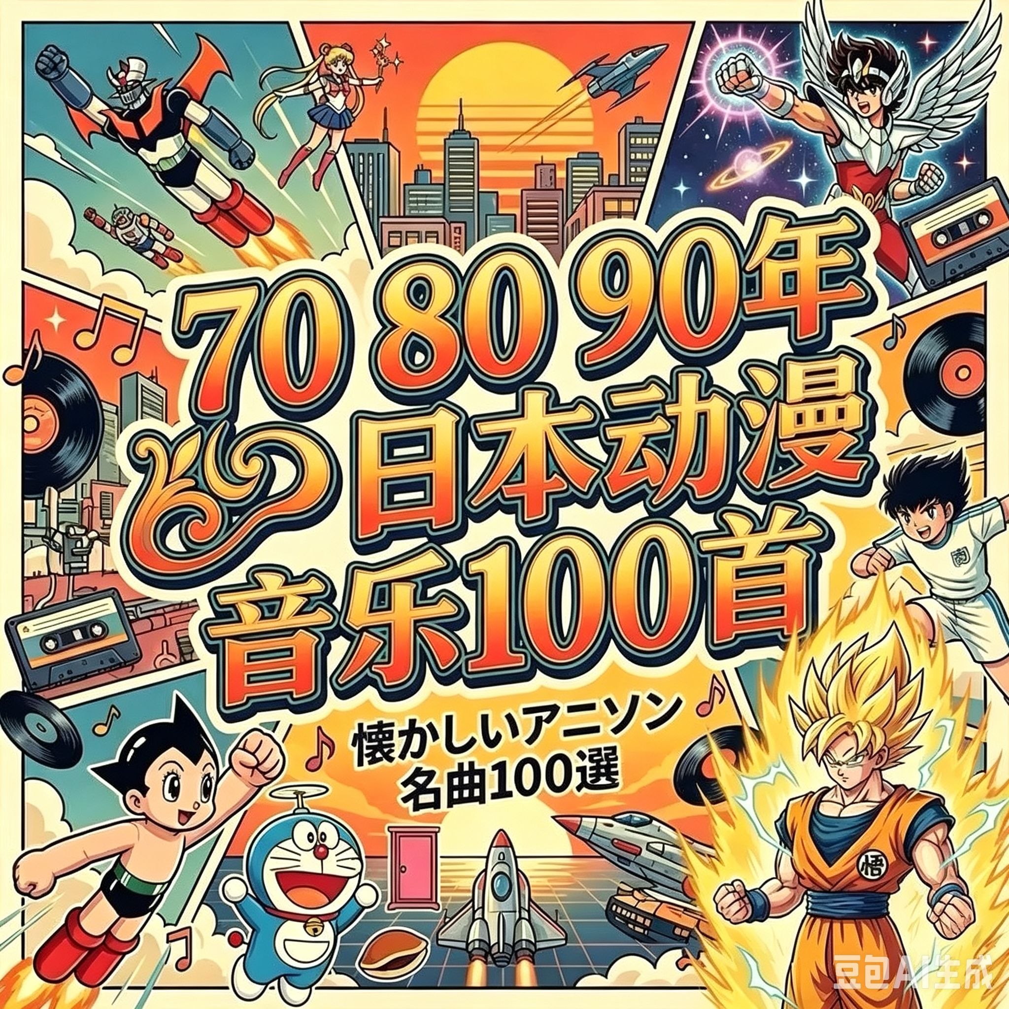 日本动漫歌曲708090 TOP100 FLAC