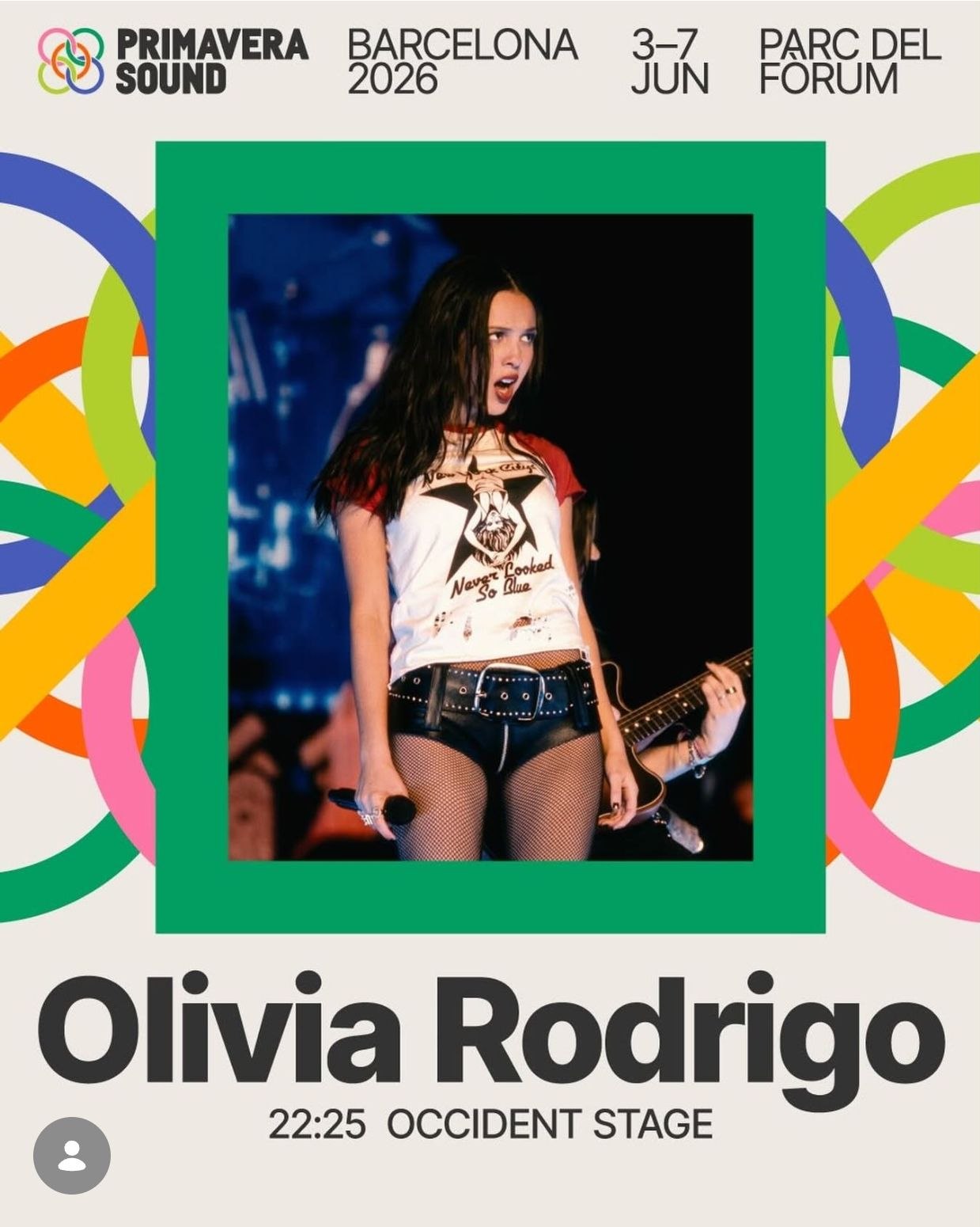 Olivia Rodrigo 巴塞罗那春声音乐节）(2026)