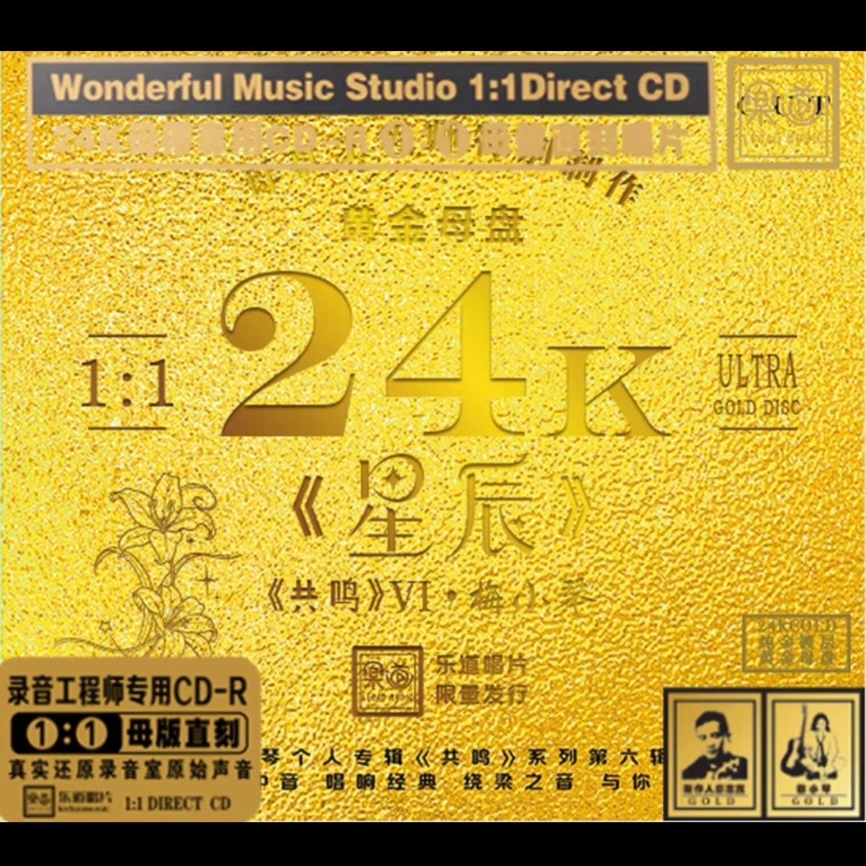 梅小琴《共鸣6·星辰》黄金母盘1：1直刻 2026 低速原抓WAV+CUE