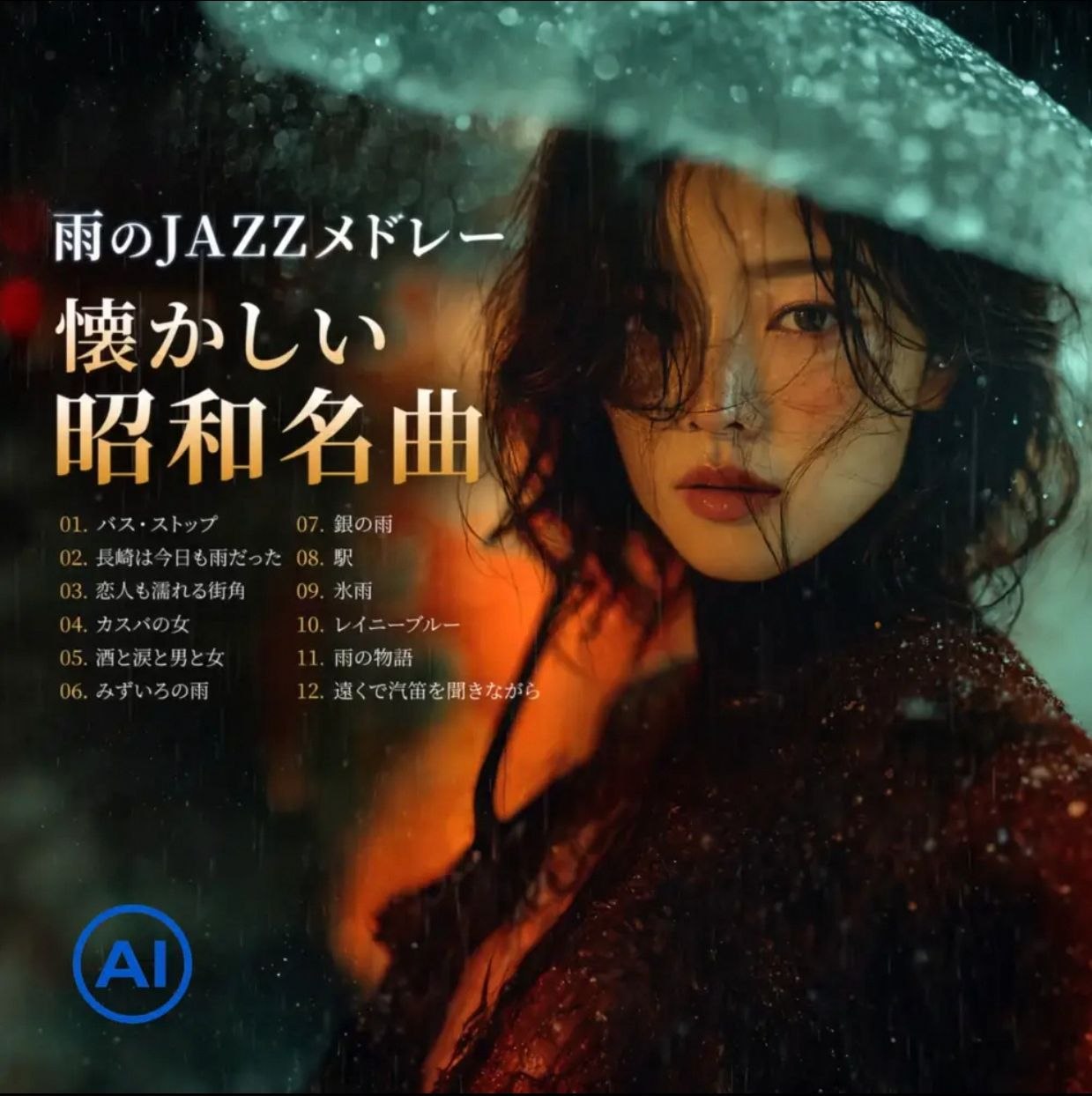 懐かしい昭和名曲集【雨のJAZZメドレー】FLAC